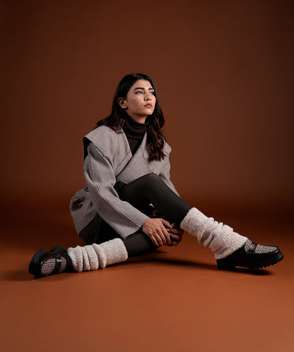 Mink Fur Leg Warmer - White