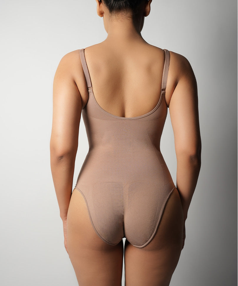 Brief Bodysuit - Brown