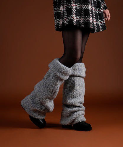 Plush Leg Warmer - Blue