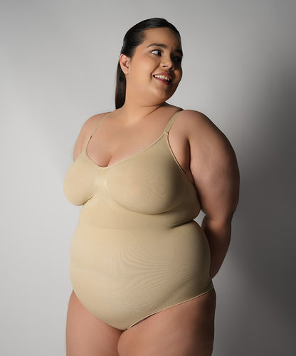 Brief Bodysuit - Nude