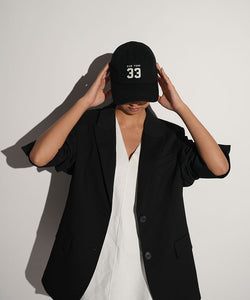 33 Cap-Black