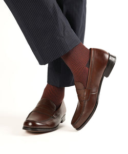 Brown Pinstripe