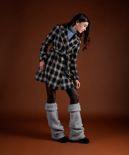 Plush Leg Warmer - Blue