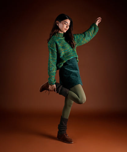 Mink Fur Leg Warmer - Brown