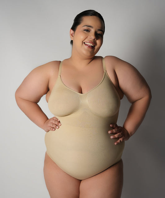 Brief Bodysuit - Nude