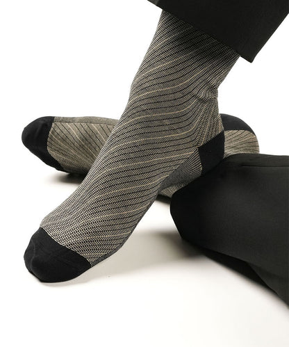 Black & Beige Barber Stripes