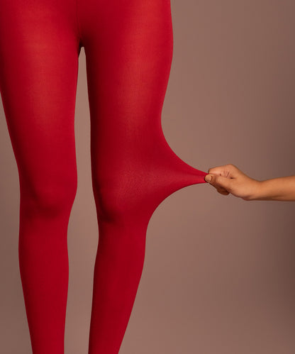 Claret Opaque Stockings