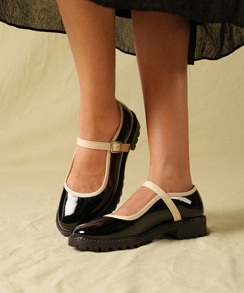 Sensei Pro Black | Mary Jane Flats by Theater – Theater.xyz