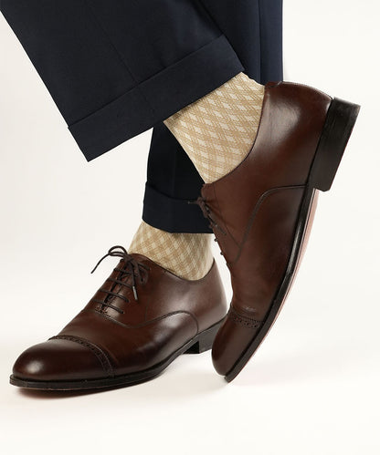 Cream Gingham
