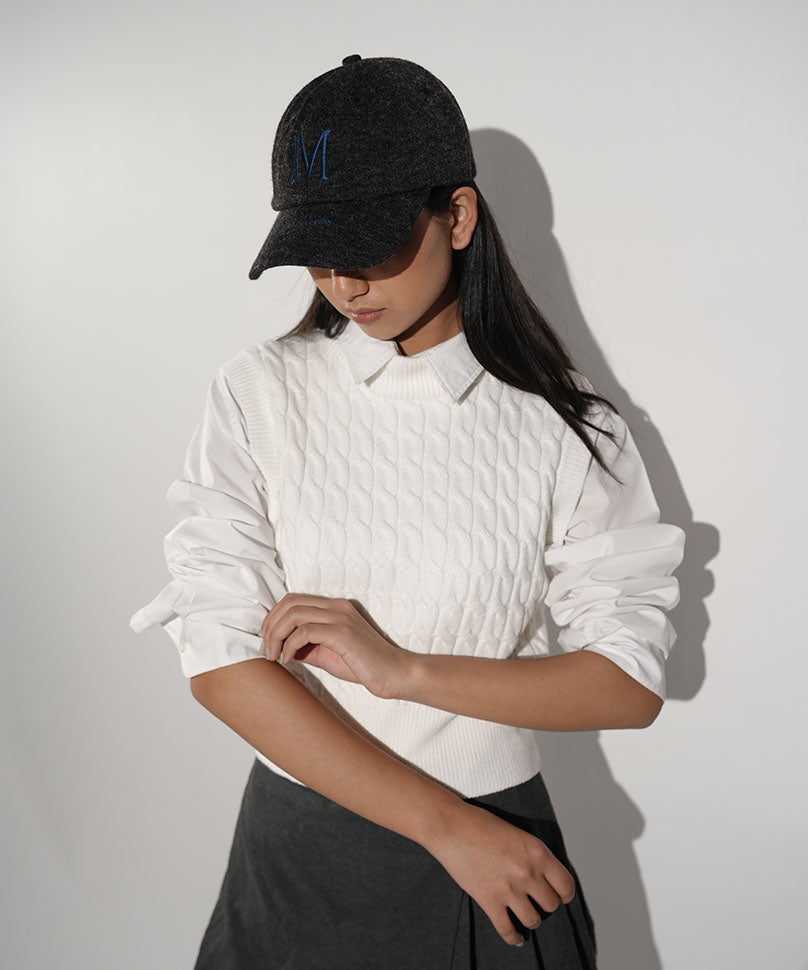 Macrocosm Cap-Charcoal Grey