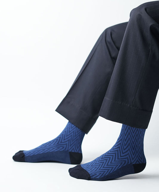 Royal Blue Chevron