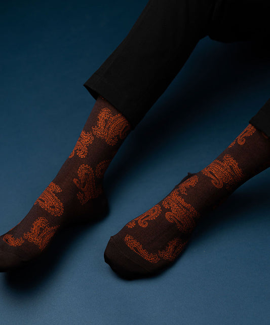 Brown Paisley