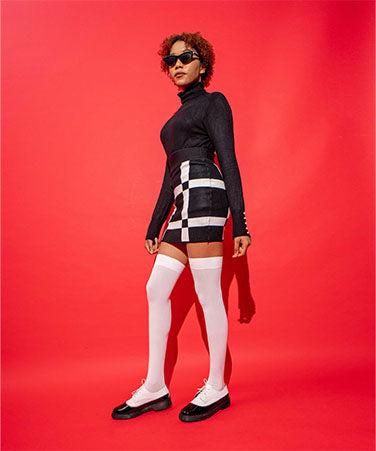 Arctic Thigh High Stockings