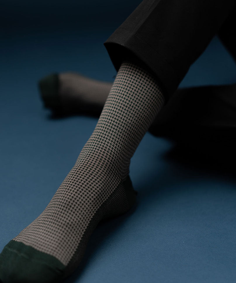 Green Houndstooth