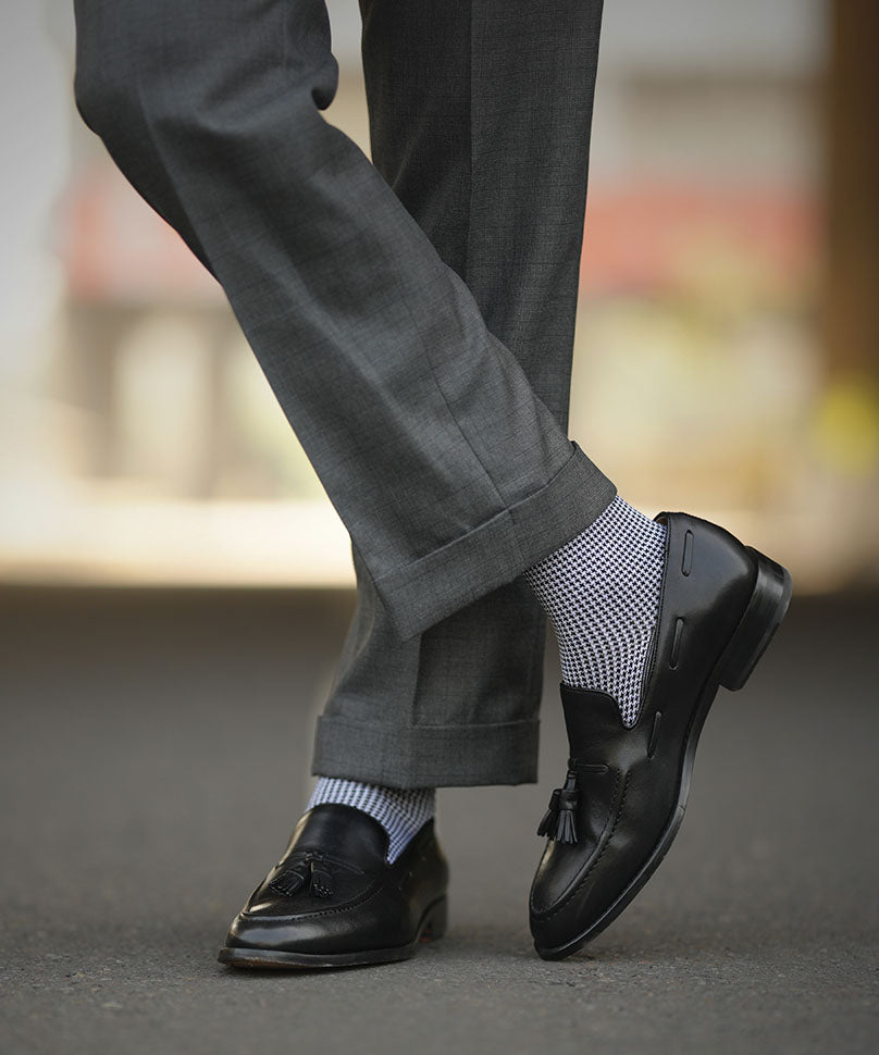Black Houndstooth