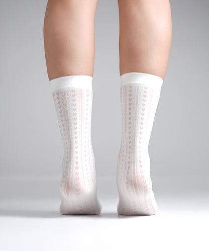 Pearl Mist Socks - White