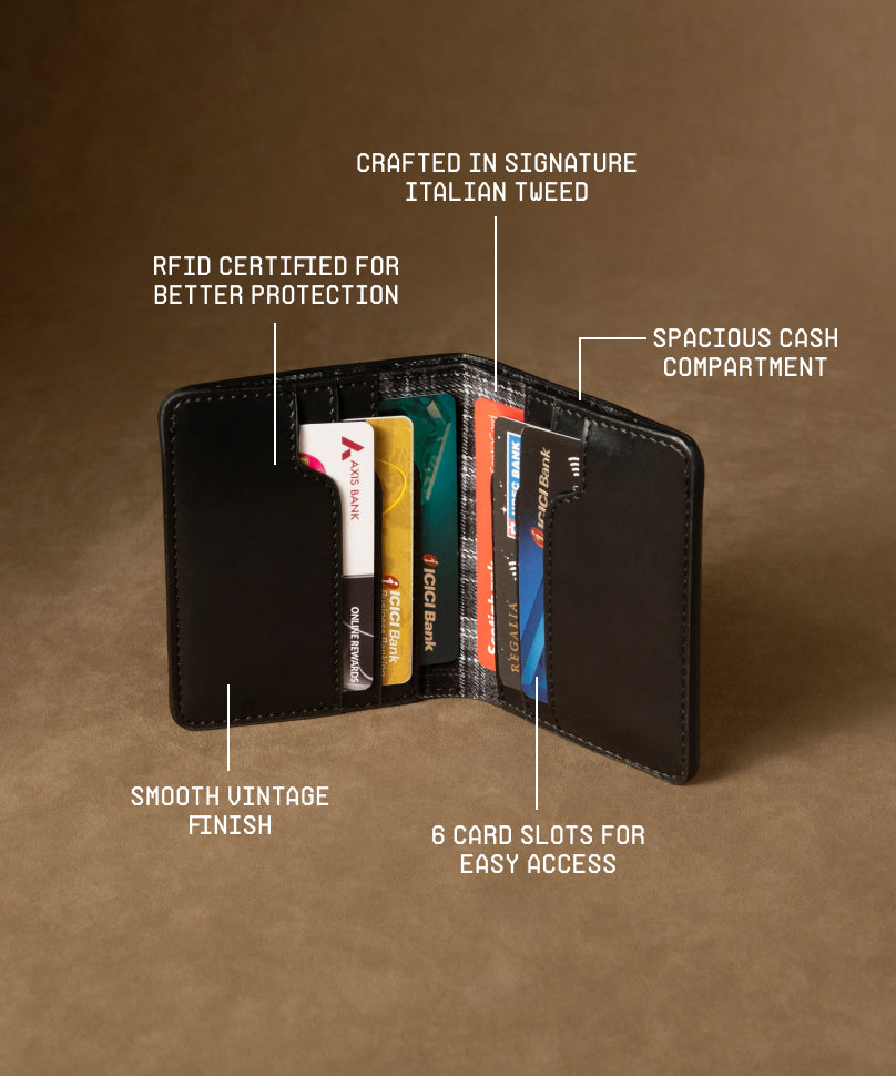 1705 Men's Wallet Black
