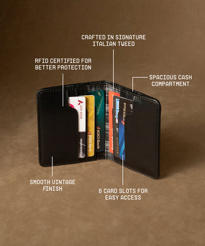 1705 Men's Wallet Black