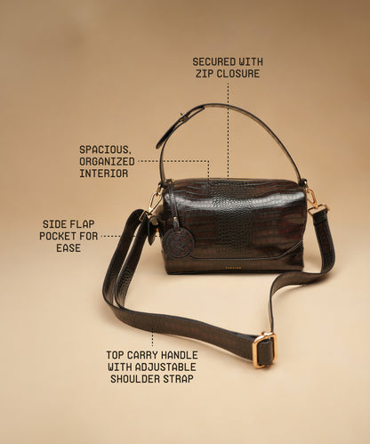 Bonbon Croco - Brown