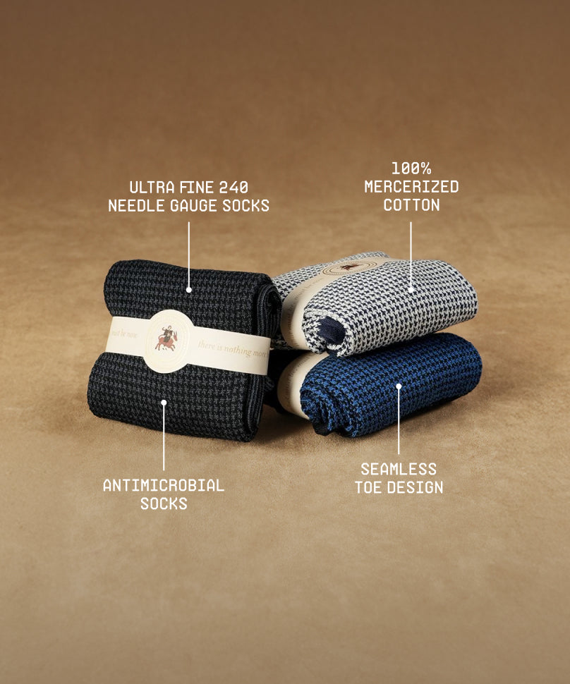 Houndstooth Box of 3- Dos