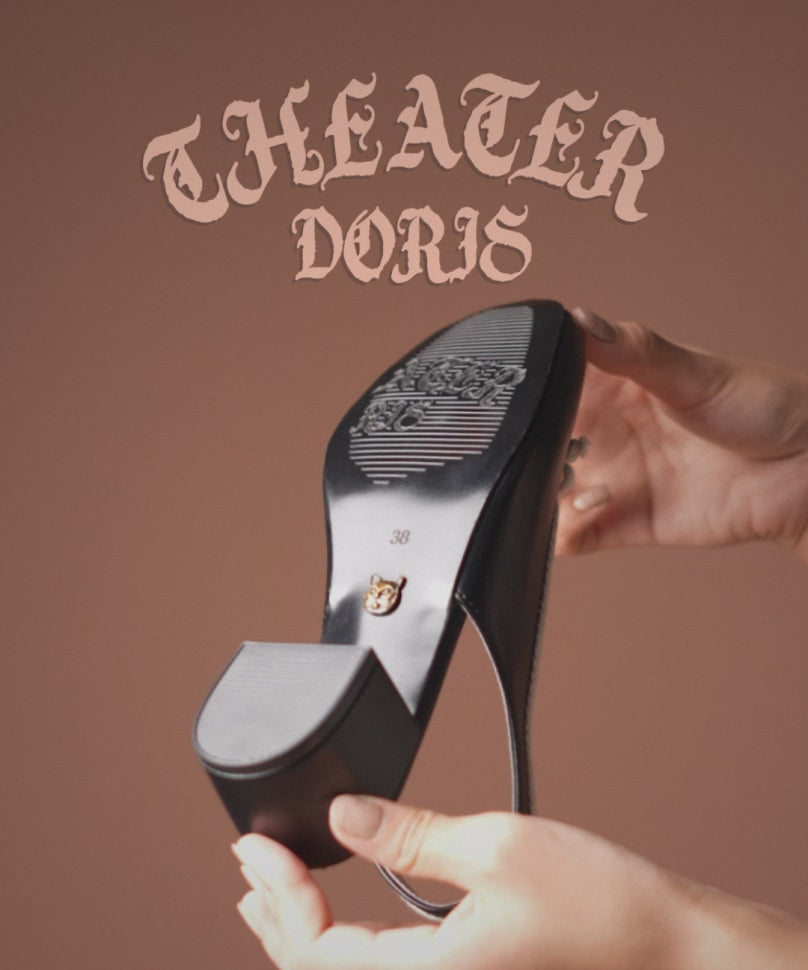 Doris - Mary Jane Shoes with Two-Tone Charm by Theater – Theater.xyz