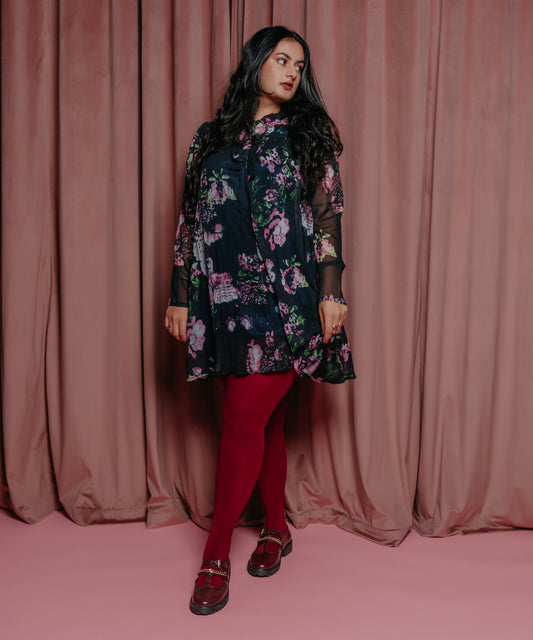 Bordeaux Stockings Plus