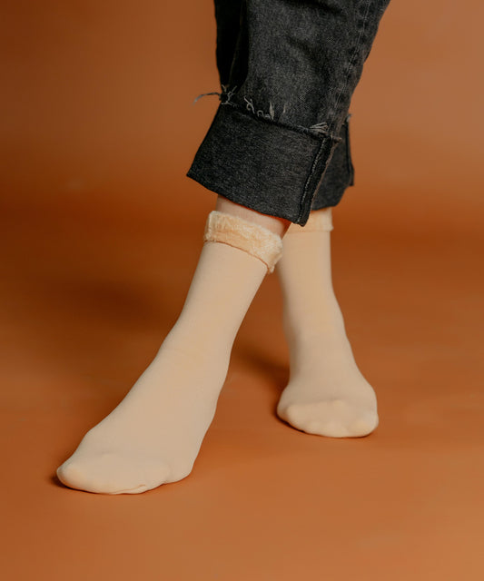 Haystack Fur Socks