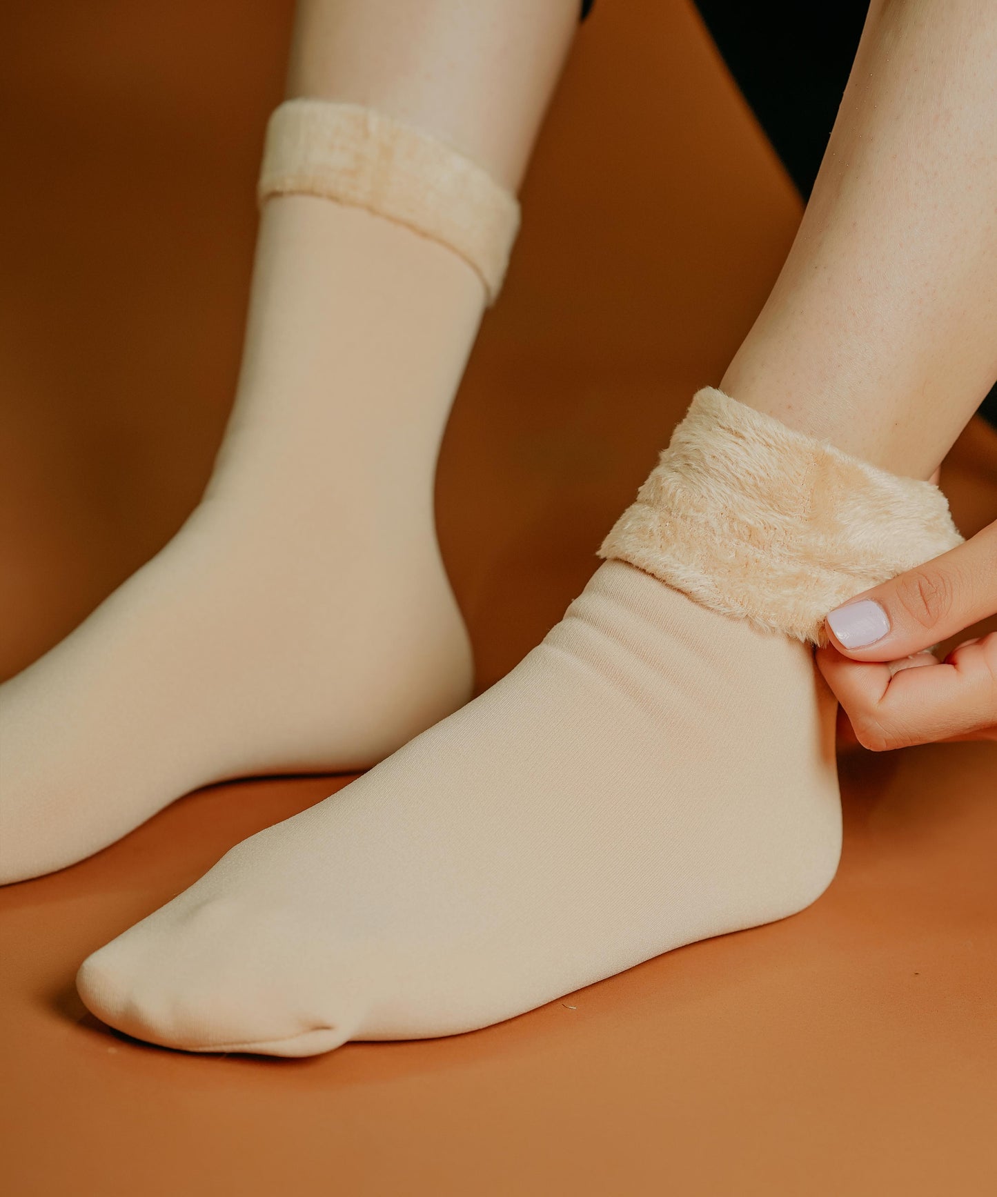 Haystack Fur Socks