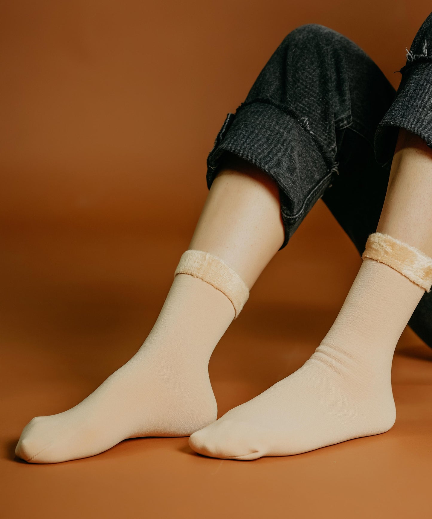 Haystack Fur Socks