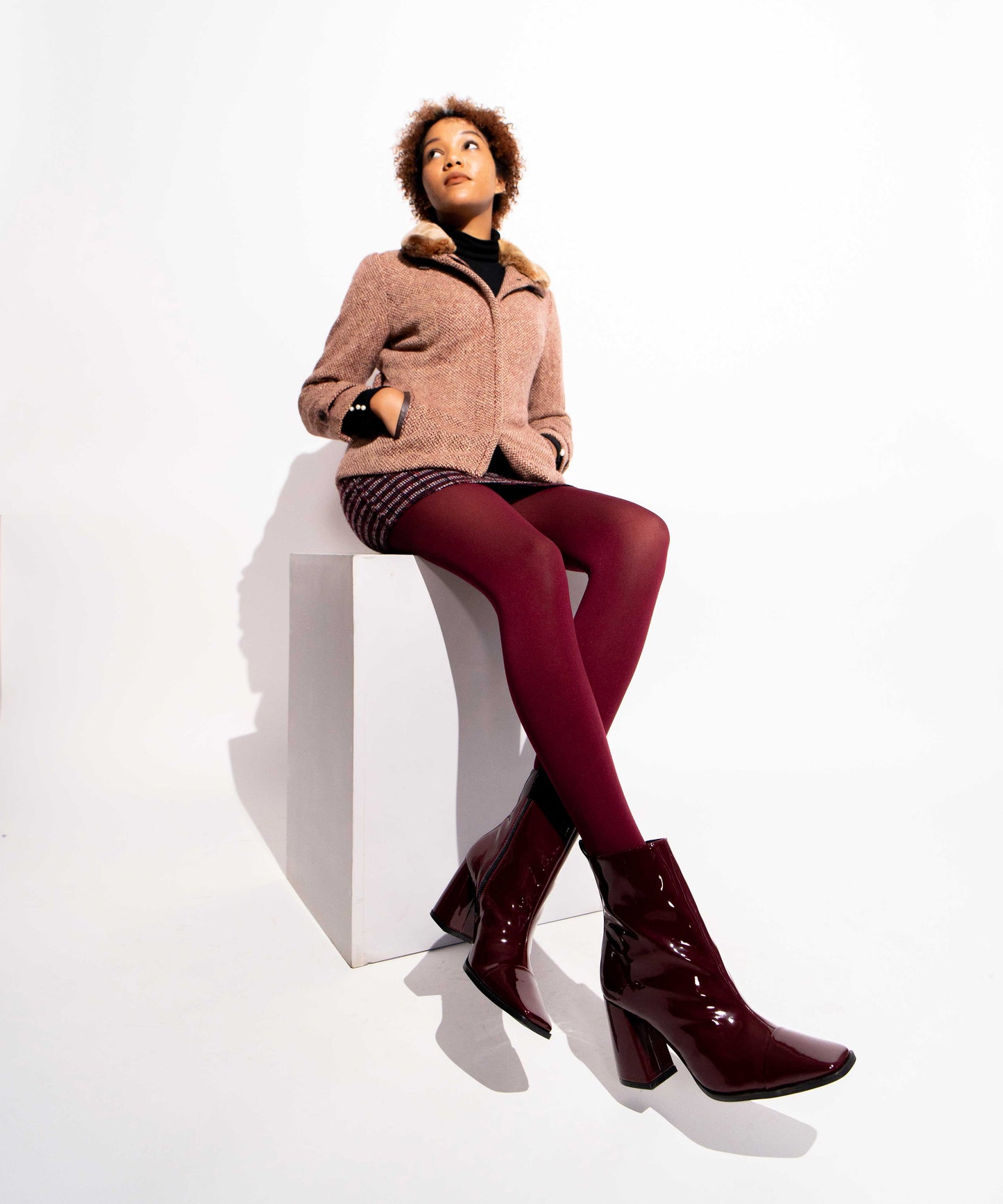 Bordeaux Stockings